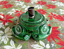Vintage 70's Atlantic Mold Ceramic Glazed Tree Base picture