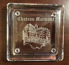 VINTAGE 80s CHATEAU MARMONT HOTEL GIFT SHOP ASHTRAY picture