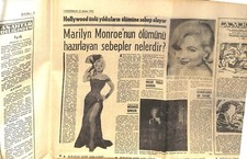 Marilyn Monroe Newspaper  February 22 , 1965  