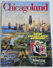 2001 Chicagoland Travel Ideas Magazine By Midwest Living Travel Souvenir Vintage picture