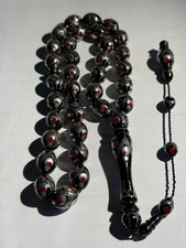 yuser red sea tasbih 33 tahkema 925 silver picture
