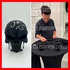 JON BERNTHAL SIGNED The Punisher Melting Skull 3D Bust - Marvel - COA & PICTURE picture