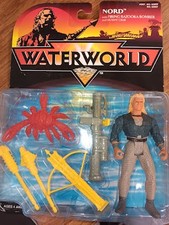 1995 Kevin Costner's Waterworld Nord w/firing Bazooka Bomber & Mutant Crab. picture