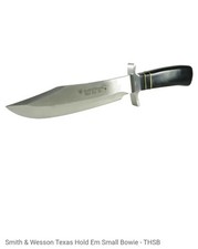 NEW Smith & Wesson Texas Hold Em Bowie Knife Limited Taylor Cutlery w Sheath 13
