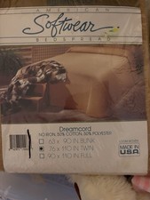 NWT Vintage Beacon Dreamcord American Softwear Bedspread Sand Twin 76” x 110