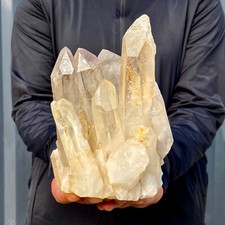 3.9LB A+++Large Natural white Crystal Himalayan quartz cluster /mineralsls picture