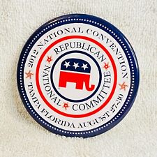 2012 National Convention Tampa Florida August 27-30 Political Button Republican picture