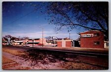 Wichita Kansas Auto Motel Streetview Old Cars Chrome UNP Postcard picture