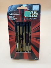 New Vintage 1999 PenTech Star Wars Episode 1 BallPoint Pens Black *See Desc picture