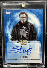 2017 Topps WWE Undisputed Sting #UA-S Autographed Card 189/199 picture