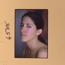 Vintage 1995 35mm Slide Portrait Young Woman Original Color Photo Photography picture