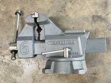 CRAFTSMAN Bench Vise 6” Jaws Swivel Base Model 51856 HEAVY 42 lb picture
