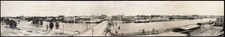 Photo:Saginaw Michigan 1912 Waterfront River Bridge Panoramic Cityscape picture