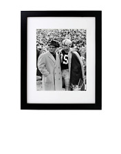 Bart Starr Vince Lombardi Green Bay Packers Framed Photo Picture picture
