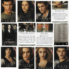 Twilight Eclipse 2010 NECA Pick Your Card Base Set #1-80 Series 1 picture