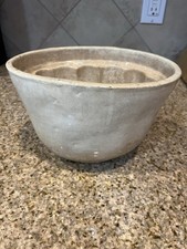 Vintage English Ironstone Fluted Jelly Mold Or Aspic Mold . picture