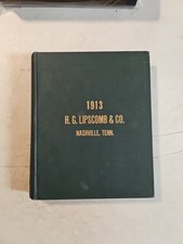 RARE Antique 1913 H.G. LIPSCOMB & CO TOOLS, HARDWARE & EQUIPMENT CATALOG picture