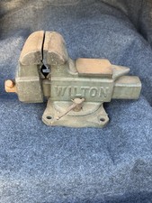 Vintage WILTON Swivel Bench Vise W/ Anvil Horn Pipe Jaws 643½ USA Made picture