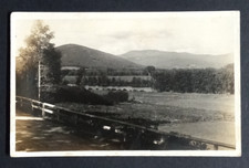 North Bethel Maine ME c1910 Real Photo Postcard RPPC Scenic View Wood Fence picture
