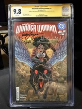 ABSOLUTE WONDER WOMAN #1 CGC 9.8 3X SIGNED THOMPSON SHERMAN BELLAIRE KEY 1ST APP picture