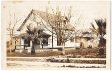 RPPC CA California - V V Sweet Horse Dentist Bungalow Home Residence antique pc picture