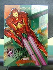 2007 Upper Deck Marvel Masterpieces Card #43 IRON MAN SIGNED MICHAEL TURNER picture