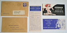 1956 Saturn Co. Saturnalia The Bachelor's Friend Pinup Slide Viewer Kit COMPLETE picture