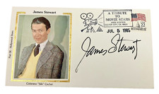 FDI First Day Issue Cachet Autographed Signed James Stewart 1985 Colorano picture