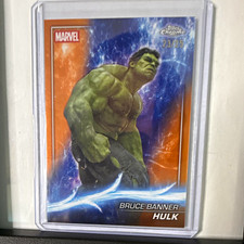Topps 2025 Chrome Marvel Orange #27 Hulk Bruce Banner 23/25 SSP picture