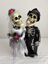 Vintage 2002 Kids of America Newly Deads Skeleton Bride Groom I Got You Babe  picture