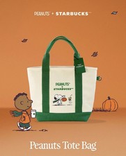 2026 Starbucks x Peanuts Snoopy Tote Canvas Bag picture