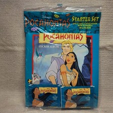 New 1995 Disney Pocahontas Panini Sticker Album w/10packs 230877G picture