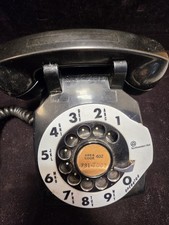 vintage  Western Electric AT&T Model 500 1960's Black rotary desk telephone picture