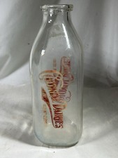 Vintage Colonial Dairies Glass Milk Bottle Albany Georgia GA Dairy Collectible picture
