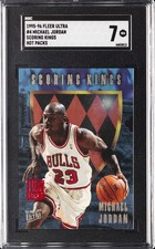 1995-96 FLEER ULTRA SCORING KINGS HOT PACKS #4 MICHAEL JORDAN SGC 7 picture
