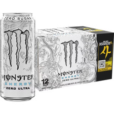 Monster Energy, Zero Ultra, Sugar Free Energy Drink, 12 Pack - 16 Fl Oz picture