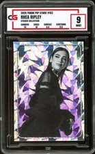 2025 Panini Pop Stars Sticker #153 Dua Lipa CRACKED ICE ~ CG 9 picture