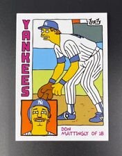 Don Mattingly 1984 Topps inspired Rookie 
