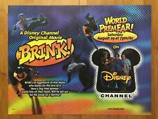 1998 Brink Movie Vintage Print Ad/Poster Disney Channel Rollerblading Skate Art picture