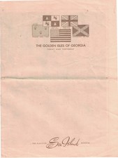The Golden Isles of Georgia (Sea Islands) Travel Brochure and Map 1981 picture