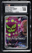 2025 POKÉMON MEGA DREAM EX JAPANESE #208 CYNTHIA'S SPIRITOMB CGC 10 GEM MINT picture