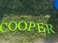 COOPER Porcelain Letters, Sign Wood Advertisement, picture