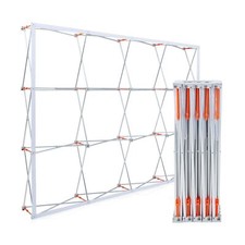 8 x 10 ft Portable Pop up Display Stand Trade Show Backdrop Tension Booth Col... picture