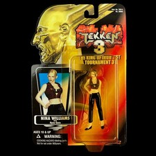 1997 Namco Tekken 3 Nina Williams Chou Kakkoii Ningyou Mini Prize Figure Japan picture