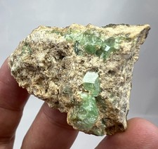 33 GM Demantoid Crystals On Matrix From Balochistan Pakistan R3 picture