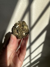 US Seller ~ Spherical Golden Marcasite Crystal Cluster ~ 84 Grams picture