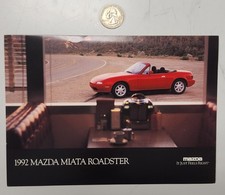1992 Miata Roadster Postcard -  MX5 Roadster Eunos  COLLECTOR'S picture