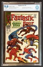 Fantastic Four 73 CBCS 9.0 White 1968 Spider-Man Thor Daredevil Kirby Marvel picture