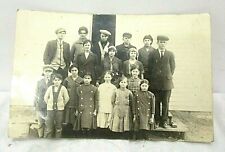 RPPC Real Photo Postcard Zenda Kansas Rural School Class Kids Schoolhouse picture