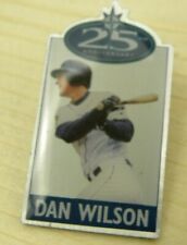Dan Wilson Baseball Pin Seattle Mariners Player 25th Anniversary Hat Lapel picture